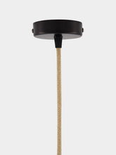 House of Capricorn Handmade Coruche Natural and Multicolour Reed Ceiling Lamp