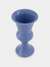 House of Capricorn Florbela Blue Ceramic Medium Vase