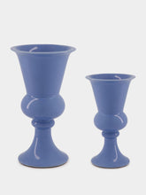 House of Capricorn Florbela Blue Ceramic Small Vase