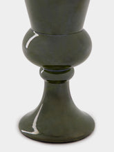 House of Capricorn Florbela Green Ceramic Medium Vase