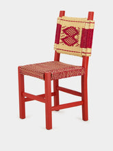 House of Capricorn Handmade Coruche Bordeaux Wood and Reed Dining Chair