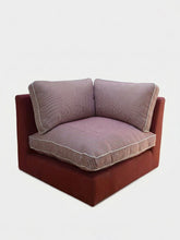 House of Capricorn Dinis Bordeaux Linen Corner Module Sofa