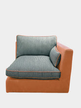House of Capricorn Dinis Brick Linen Right Arm Module Sofa