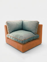 House of Capricorn Dinis Brick Linen Corner Module Sofa