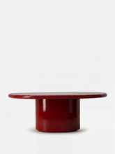 House of Capricorn Amendoeira Red Lacquered Wood Coffee Table