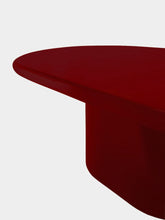 House of Capricorn Amendoeira Red Lacquered Wood Coffee Table