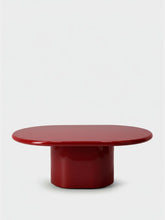 House of Capricorn Amendoeira Red Lacquered Wood Coffee Table