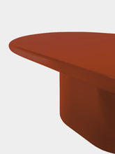 House of Capricorn Amendoeira Red Lacquered Wood Coffee Table