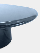 House of Capricorn Amendoeira Petrol Blue Lacquered Wood Coffee Table