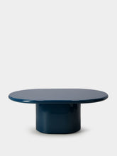 House of Capricorn Amendoeira Petrol Blue Lacquered Wood Coffee Table