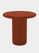 House of Capricorn Amendoeira Brick Lacquered Wood Side Table
