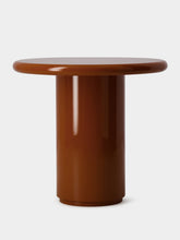 House of Capricorn Amendoeira Brick Lacquered Wood Side Table