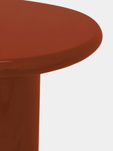 House of Capricorn Amendoeira Brick Lacquered Wood Side Table