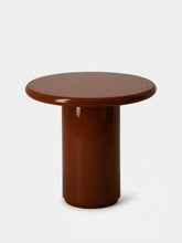 House of Capricorn Amendoeira Brick Lacquered Wood Side Table