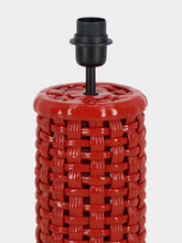 House of Capricorn Cesta Red Ceramic Lamp Base