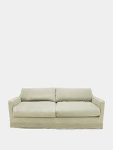 House of Capricorn Carlos Natural Linen and Wood Sofa