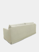 House of Capricorn Carlos Natural Linen and Wood Sofa