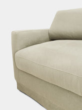 House of Capricorn Carlos Natural Linen and Wood Sofa