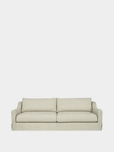 House of Capricorn Manuel Natural Linen Three-Seater Sofa