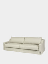 House of Capricorn Manuel Natural Linen and Wood Sofa