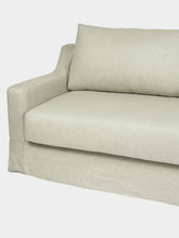 House of Capricorn Manuel Natural Linen Three-Seater Sofa