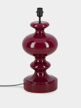 House of Capricorn Cardosas Bordeaux Ceramic Lamp Base