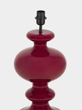 House of Capricorn Cardosas Bordeaux Ceramic Lamp Base