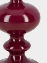 House of Capricorn Cardosas Bordeaux Ceramic Lamp Base