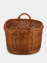 House of Capricorn Handmade Furnas Natural Wicker Large Basket