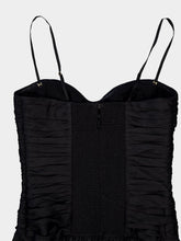 Zimmermann Black Aster Silk Midi Dress