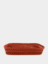 House of Capricorn Handmade Vitória Brick Wicker Medium Tray