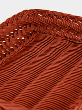House of Capricorn Handmade Vitória Brick Wicker Medium Tray