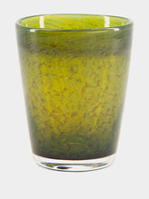 Handblown Avis Green Glass Tumbler