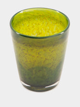 Handblown Avis Green Glass Tumbler