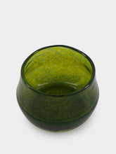 House of Capricorn Handblown Avis Green Glass Bowl