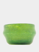 House of Capricorn Handblown Avis Green Glass Bowl