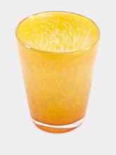 House of Capricorn Handblown Avis Yellow Glass Tumbler