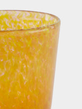 House of Capricorn Handblown Avis Yellow Glass Tumbler