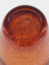 House of Capricorn Handblown Avis Amber Glass Tumbler