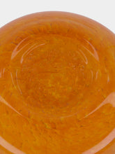 House of Capricorn Handblown Avis Yellow Glass Bowl