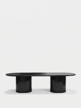 House of Capricorn Amendoeira Black Lacquered Wood Large Dining Table