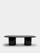 House of Capricorn Amendoeira Black Lacquered Wood Dining Table