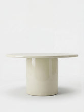 House of Capricorn Amendoeira Ivory Lacquered Wood Round Dining Table