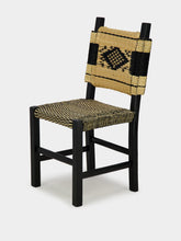 House of Capricorn Handmade Coruche Black Wood and Reed Dining Chair