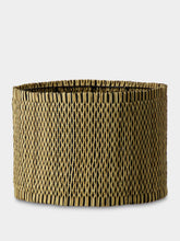 House of Capricorn Handmade Coruche Natural and Black Reed Large Lampshade