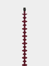 House of Capricorn Freixo Bordeaux Wood Floor Lamp Base