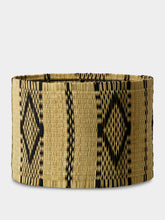 House of Capricorn Handmade Coruche Natural and Black Reed Large Lampshade