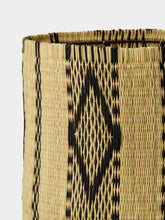 House of Capricorn Handmade Coruche Natural and Black Reed Large Lampshade