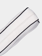 House of Capricorn Furnas Ivory and Black Linen Seating Cushion