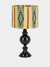 House of Capricorn Sado Black Wood Lamp Base